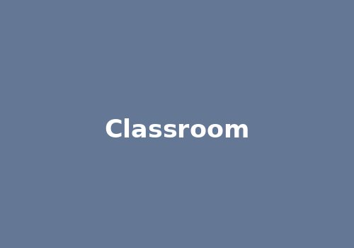 Modern classroom with desks and whiteboard