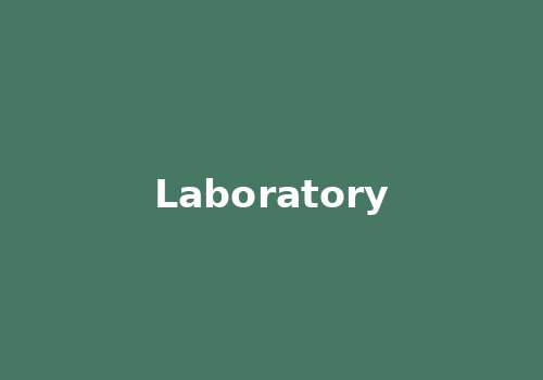 Science laboratory with equipment