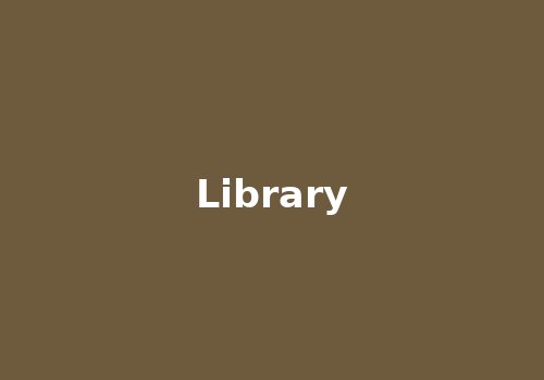 School library with bookshelves
